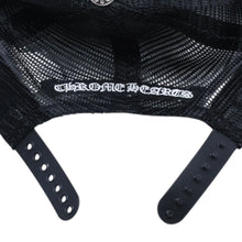 画像をギャラリービューアに読み込む, 極美品 CHROME HEARTS クロムハーツ TRUCKER CAP EYECHART アイチャート トラッカーキャップ OS 53-60cm ブラック メッシュ 中古 4a005593