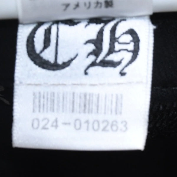 Very Good Condition CHROME HEARTS TRUCKER CAP EYECHART Eye Chart Trucker Cap OS 53-60cm Black Mesh Used 4a005593