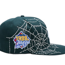 画像をギャラリービューアに読み込む, 新品未使用品 NEW ERA ニューエラ キャップ NY Yankees ニューヨークヤンキース カスタムモデル Spiderweb グリーン 59FIFTY サイズ7 3/8 58.7cm 中古 4a005537
