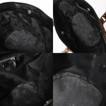 将图片加载到图库查看器，極美品 CHROME HEARTS クロムハーツ セメタリークロス カゴバッグ ショルダーバッグ ストロー ハラコ レザー ベージュ シルバー 中古 4a005597