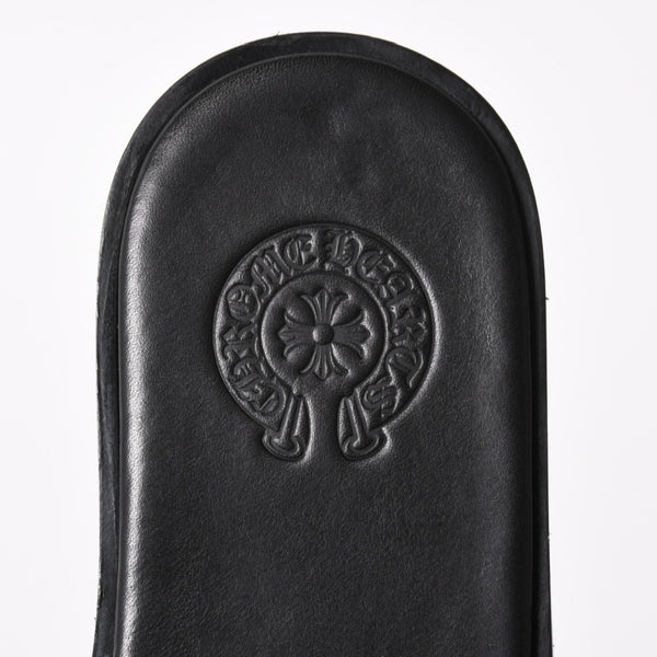 新品未使用 CHROME HEARTS クロムハーツ CH SLIDE CHプラスパッチ ハラコサンダル サイズ42 マイアミ限定 ブルーチーター 中古 4a005516