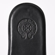 Load image into Gallery viewer, 新品未使用 CHROME HEARTS クロムハーツ CH SLIDE CHプラスパッチ ハラコサンダル サイズ42 マイアミ限定 ブルーチーター 中古 4a005516
