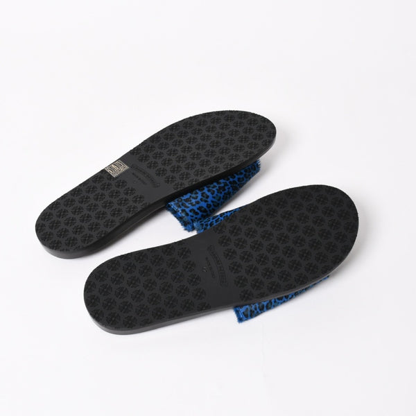 新品未使用 CHROME HEARTS クロムハーツ CH SLIDE CHプラスパッチ ハラコサンダル サイズ42 マイアミ限定 ブルーチーター 中古 4a005516