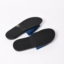 Load image into Gallery viewer, 新品未使用 CHROME HEARTS クロムハーツ CH SLIDE CHプラスパッチ ハラコサンダル サイズ42 マイアミ限定 ブルーチーター 中古 4a005516