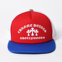 新品未使用 CHROME HEARTS クロムハーツ 26SS TRUCKER CAP KING TACO キングタコ スナップバックキャップ OS アメリカ独立記念 中古 4a005508