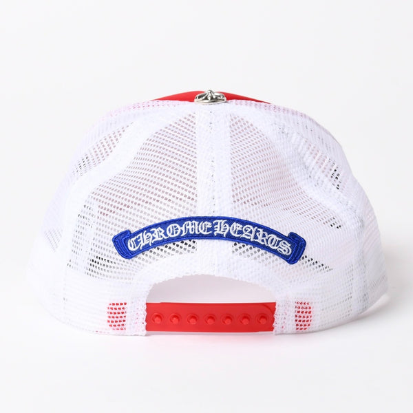 新品未使用 CHROME HEARTS クロムハーツ 26SS TRUCKER CAP KING TACO キングタコ スナップバックキャップ OS アメリカ独立記念 中古 4a005508