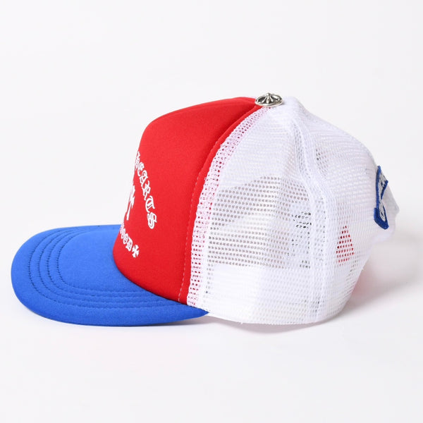 新品未使用 CHROME HEARTS クロムハーツ 26SS TRUCKER CAP KING TACO キングタコ スナップバックキャップ OS アメリカ独立記念 中古 4a005508