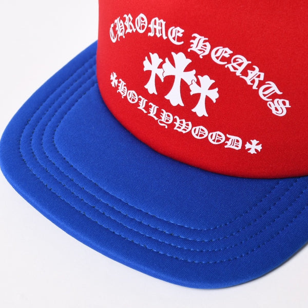 新品未使用 CHROME HEARTS クロムハーツ 26SS TRUCKER CAP KING TACO キングタコ スナップバックキャップ OS アメリカ独立記念 中古 4a005508