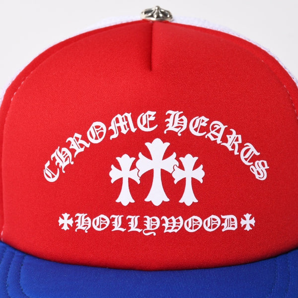 新品未使用 CHROME HEARTS クロムハーツ 26SS TRUCKER CAP KING TACO キングタコ スナップバックキャップ OS アメリカ独立記念 中古 4a005508