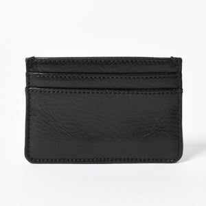 新品未使用品 CHROME HEARTS クロムハーツ Scroll Logo スクロールロゴ カードケース ブラック レザー シルバー925 中古 4a005518