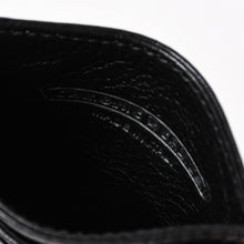 Load image into Gallery viewer, 新品未使用品 CHROME HEARTS クロムハーツ Scroll Logo スクロールロゴ カードケース ブラック レザー シルバー925 中古 4a005518