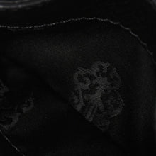 Load image into Gallery viewer, 新品未使用品 CHROME HEARTS クロムハーツ Scroll Logo スクロールロゴ カードケース ブラック レザー シルバー925 中古 4a005518