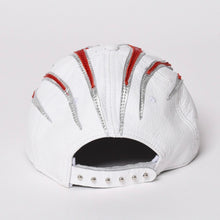 Load image into Gallery viewer, 新品未使用 Mannahatta NYC マンナハッタ NYC White Leather Fuego Logo Cap FREE SIZE Alicia Keys着用モデル F&amp;F Only 中古 4a005538
