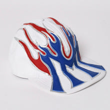 Load image into Gallery viewer, 新品未使用 Mannahatta NYC マンナハッタ NYC White Leather Fuego Logo Cap FREE SIZE Alicia Keys着用モデル F&amp;F Only 中古 4a005538