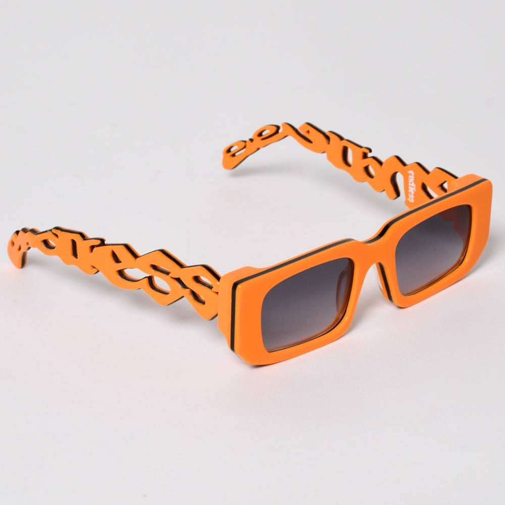 ENDLESS DENIM LESS ORANGE ◻ SHADE Sunglasses Eyewear A$AP Bari Orange Excellent Condition Used 4a005520