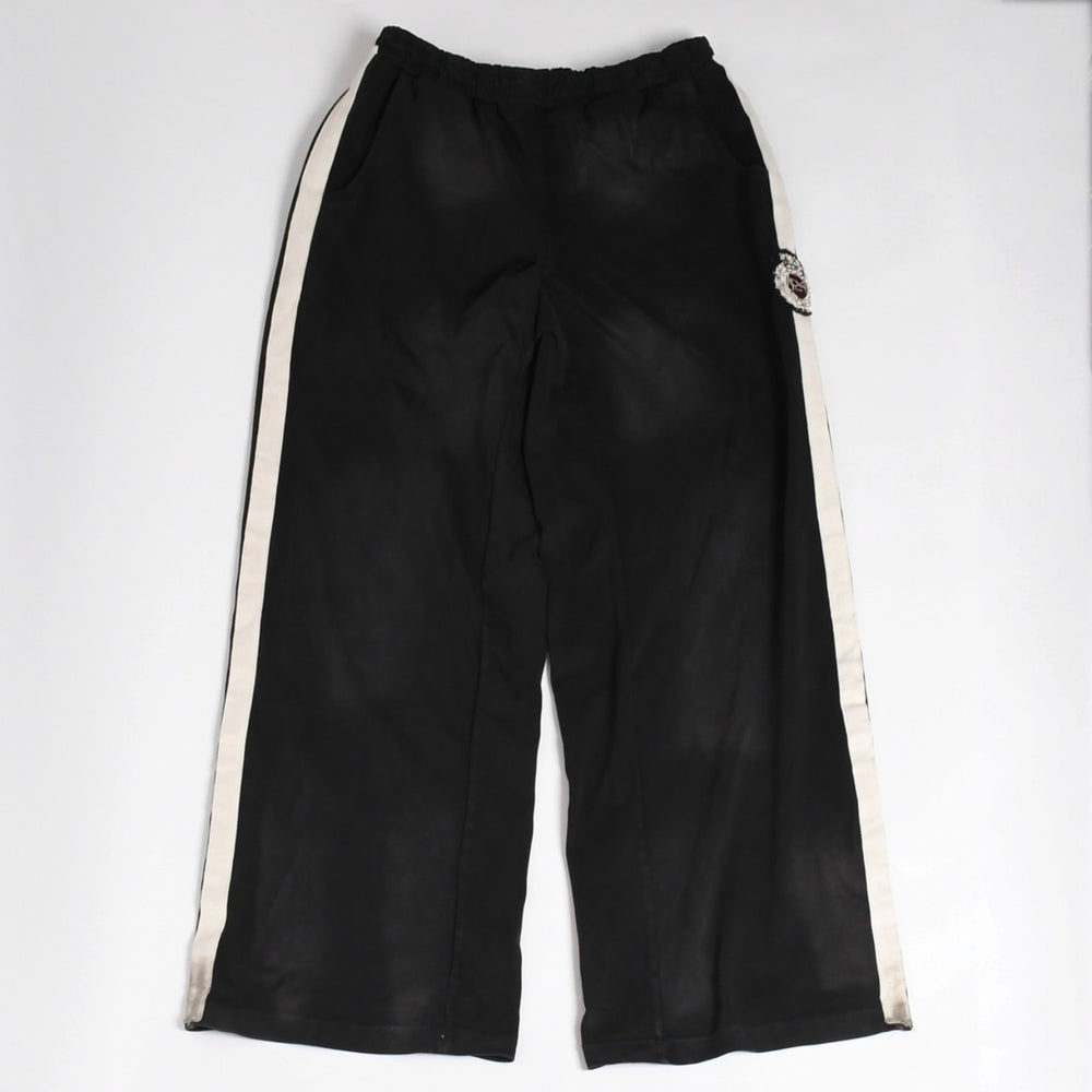 424 Four Two Four STRIPPED RIPPED SWEATPANTS FF6SMT72AP Size M Black Good Condition Used 4a005523