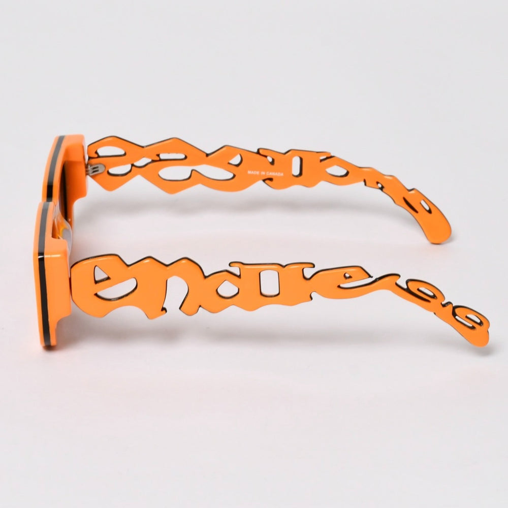 ENDLESS DENIM LESS ORANGE ◻ SHADE Sunglasses Eyewear A$AP Bari Orange Excellent Condition Used 4a005520
