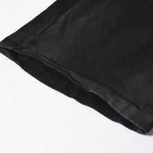 Load image into Gallery viewer, 424 フォートゥーフォー STRIPPED RIPPED SWEATPANTS ストリップト リプト スウェットパンツ FF6SMT72AP サイズM ブラック 美品 中古 4a005523