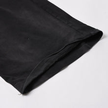 Load image into Gallery viewer, 424 フォートゥーフォー STRIPPED RIPPED SWEATPANTS ストリップト リプト スウェットパンツ FF6SMT72AP サイズM ブラック 美品 中古 4a005523