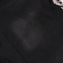 Load image into Gallery viewer, 424 フォートゥーフォー STRIPPED RIPPED SWEATPANTS ストリップト リプト スウェットパンツ FF6SMT72AP サイズM ブラック 美品 中古 4a005523