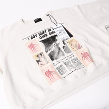 Load image into Gallery viewer, 新品未使用 Enfants Riches Déprimés アンファン リッシュ デプリメ BOY HURT IN DUEL RAGLAN CREWNECK スウェット 02-0528 XXL 中古 4a005525