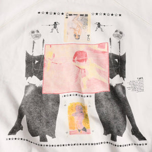 New and unused Enfants Riches Déprimés BOY HURT IN DUEL RAGLAN CREWNECK Sweat 02-0528 XXL Used 4a005525