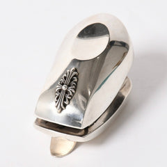 極美品 CHROME HEARTS クロムハーツ FLORAL CROSS STAPLER フローラルクロス ホッチキス 重量約156.58g スターリングシルバー 中古 4a005188