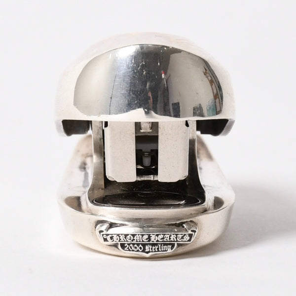 極美品 CHROME HEARTS クロムハーツ FLORAL CROSS STAPLER フローラルクロス ホッチキス 重量約156.58g スターリングシルバー 中古 4a005188