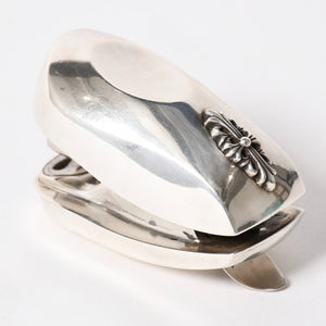 極美品 CHROME HEARTS クロムハーツ FLORAL CROSS STAPLER フローラルクロス ホッチキス 重量約156.58g スターリングシルバー 中古 4a005188