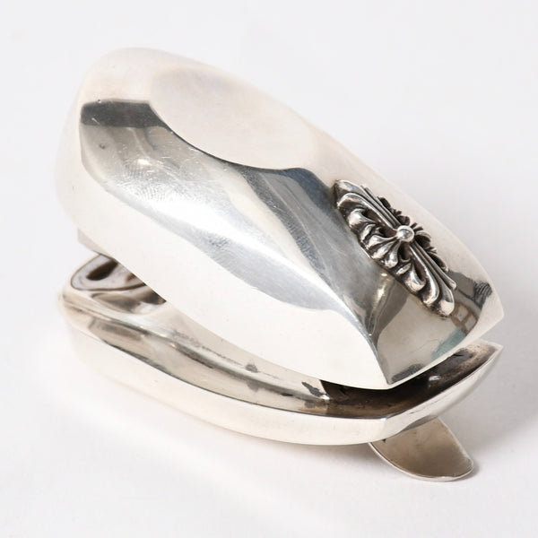 極美品 CHROME HEARTS クロムハーツ FLORAL CROSS STAPLER フローラルクロス ホッチキス 重量約156.58g スターリングシルバー 中古 4a005188