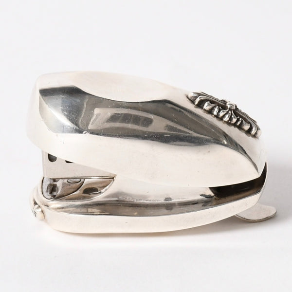 極美品 CHROME HEARTS クロムハーツ FLORAL CROSS STAPLER フローラルクロス ホッチキス 重量約156.58g スターリングシルバー 中古 4a005188