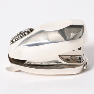 極美品 CHROME HEARTS クロムハーツ FLORAL CROSS STAPLER フローラルクロス ホッチキス 重量約156.58g スターリングシルバー 中古 4a005188