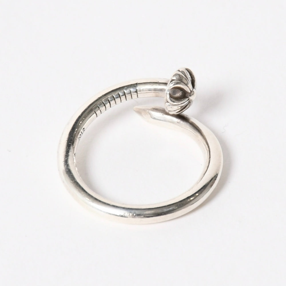 Very good condition CHROME HEARTS RNG NAIL W/CROSS BALL Nail cross ball ring Weight approx. 7.19g Size 21 Silver 925 Used 4a005174