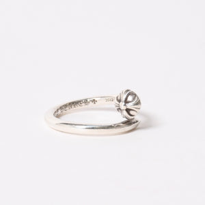 極美品 CHROME HEARTS クロムハーツ RNG NAIL W/CROSS BALL ネイル クロスボールリング 重量約7.19g サイズ21号 シルバー925 中古 4a005174