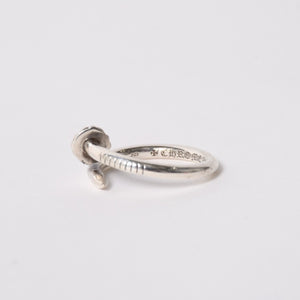 極美品 CHROME HEARTS クロムハーツ RNG NAIL W/CROSS BALL ネイル クロスボールリング 重量約7.19g サイズ21号 シルバー925 中古 4a005174