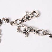 画像をギャラリービューアに読み込む, CHROME HEARTS クロムハーツ スペルアウト ウォレットチェーン ロング 2クリップ 重量約216.83g 全長約63cm 美品 中古 4a005222
