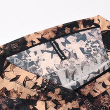 画像をギャラリービューアに読み込む, 新品未使用 CHROME HEARTS クロムハーツ All Over Cross Print Mesh Mini Skirt セメタリークロス シアーメッシュ生地 タイトミニスカート ブラック ブラウン Sサイズ 中古 4a005224