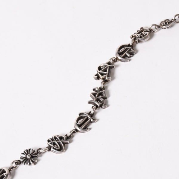 CHROME HEARTS クロムハーツ スペルアウト ウォレットチェーン ロング 2クリップ 重量約216.83g 全長約63cm 美品 中古 4a005222