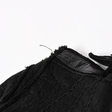 Load image into Gallery viewer, CHROME HEARTS クロムハーツ シアリング フィンガーレス バックルグローブ サイズ8.5 195/215 ガンスリンガー ラムレザー ブラックレザー 美品 中古 4a005530