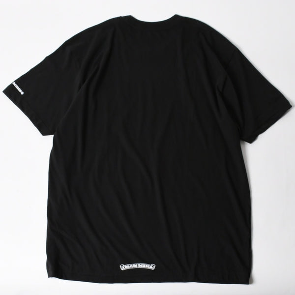 New and unused item CHROME HEARTS Short sleeve T-shirt Size XL Neck logo Old English Black Used 4a005505
