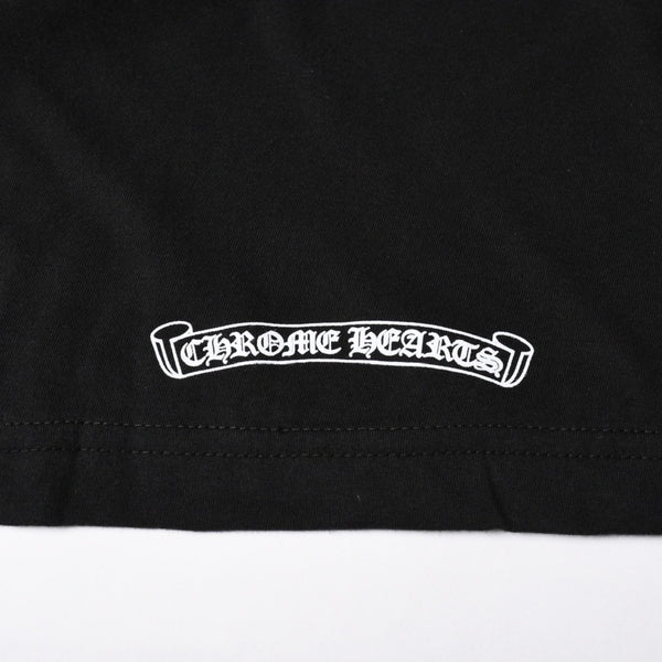 New and unused item CHROME HEARTS Short sleeve T-shirt Size XL Neck logo Old English Black Used 4a005505