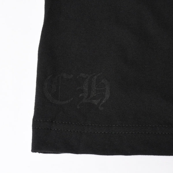 New and unused item CHROME HEARTS Short sleeve T-shirt Size XL Neck logo Old English Black Used 4a005505