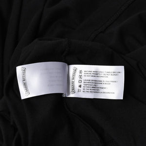 New and unused item CHROME HEARTS Short sleeve T-shirt Size XL Neck logo Old English Black Used 4a005505