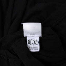 Load image into Gallery viewer, 新品未使用品 CHROME HEARTS クロムハーツ 半袖Tシャツ サイズXL ネックロゴ オールドイングリッシュ ブラック 中古 4a005505