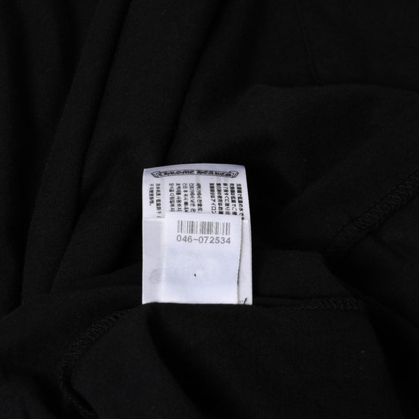 New and unused item CHROME HEARTS Short sleeve T-shirt Size XL Neck logo Old English Black Used 4a005505