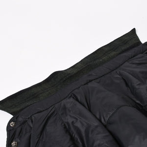 CHROME HEARTS クロムハーツ リバーシブルジャケット シャツジャケット 中綿シャツ クロスボールボタン グリーン ネイビー サイズM 美品 中古 4a005529
