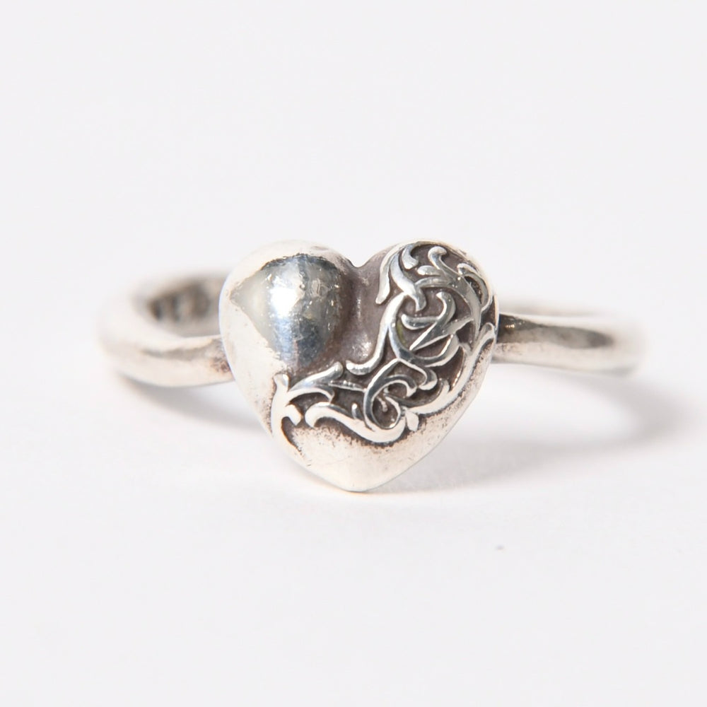 CHROME HEARTS RING BUBBLEGUM HEART Bubblegum heart ring Weight approx. 2.33g Size 3 Silver 925 Good condition Used 4a005490