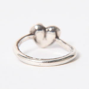 CHROME HEARTS クロムハーツ RING BUBBLEGUM HEART バブルガム ハートリング 重量約2.33g サイズ3号 シルバー925 美品 中古 4a005490