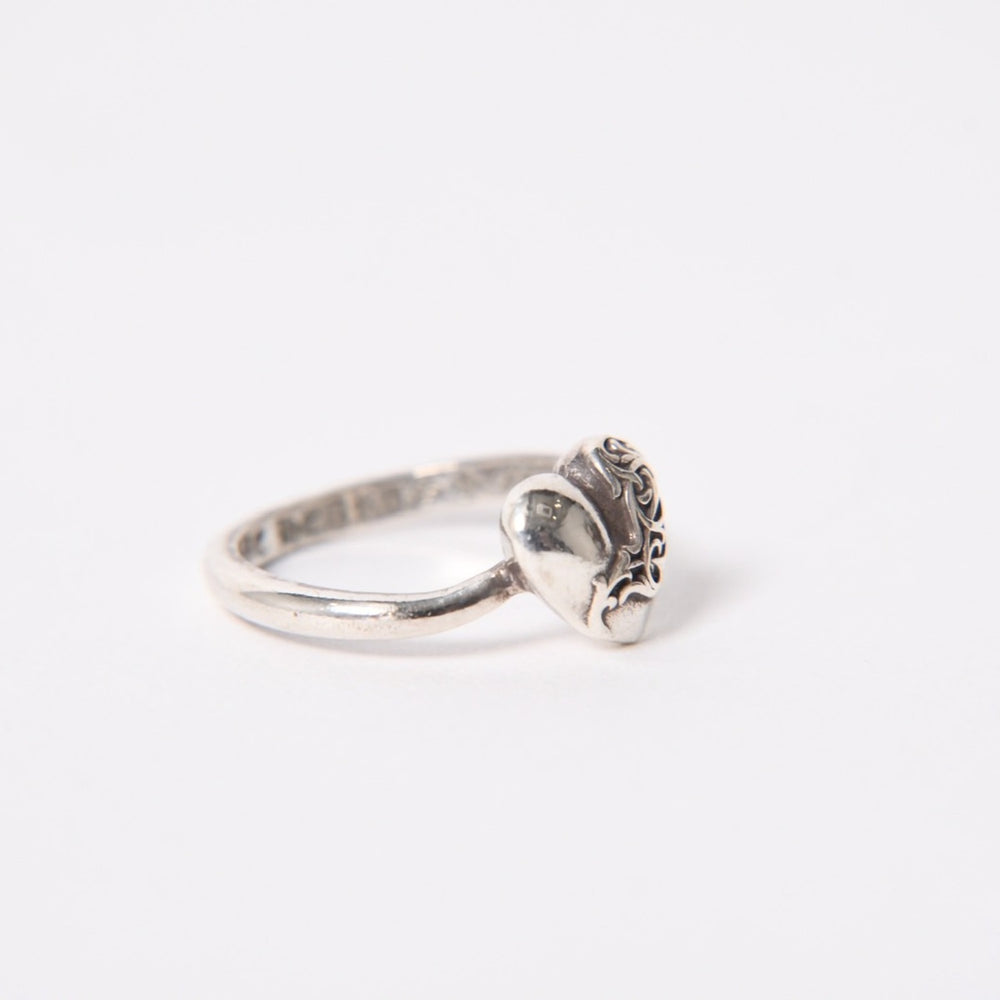 CHROME HEARTS RING BUBBLEGUM HEART Bubblegum heart ring Weight approx. 2.33g Size 3 Silver 925 Good condition Used 4a005490