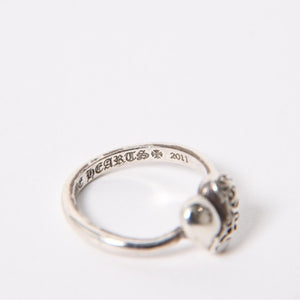 CHROME HEARTS クロムハーツ RING BUBBLEGUM HEART バブルガム ハートリング 重量約2.33g サイズ3号 シルバー925 美品 中古 4a005490